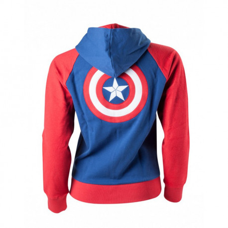 Sweat Captain America Marvel Pour Femme