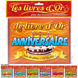 Livre d'Or Anniversaire