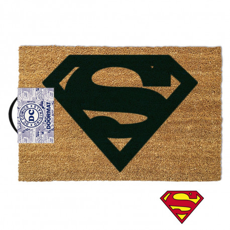 Tapis d'entrée avec le logo Superman 