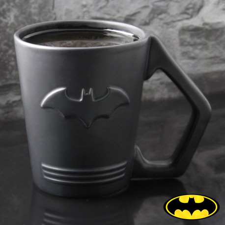 Mug batman noir en relief