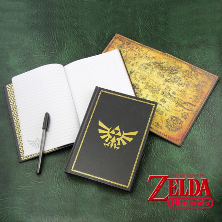 Photo du carnet de notes Hyrule Zelda