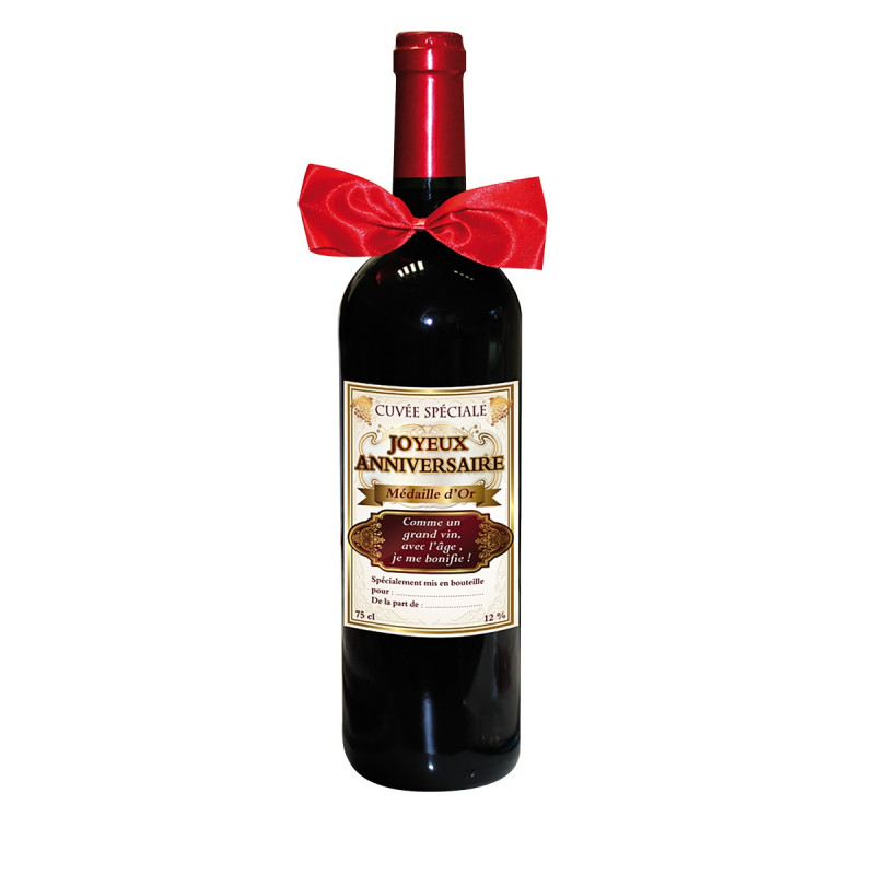 Une Bouteille De Vin Speciale Joyeux Anniversaire Pour Une Fete Inoubliable Sur Rapid Cadeau Une Bouteille De Vin Speciale Joyeux Anniversaire Pour Une Fete Inoubliable Sur Rapid Cadeau