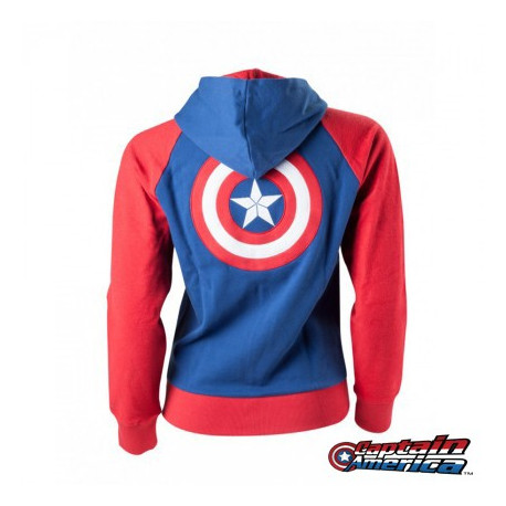 Photo du sweat à capuche Captain America