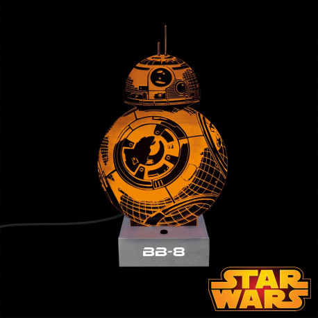 Photo de la lampe acrylique BB-8