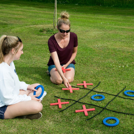 Jeu De Lancer De Sacs Géant - Morpion Outdoor 120x120cm Pour Jardin