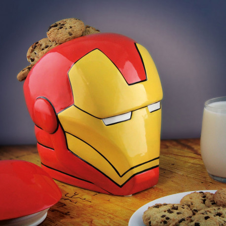 Photo de la boite à gâteaux Iron Man