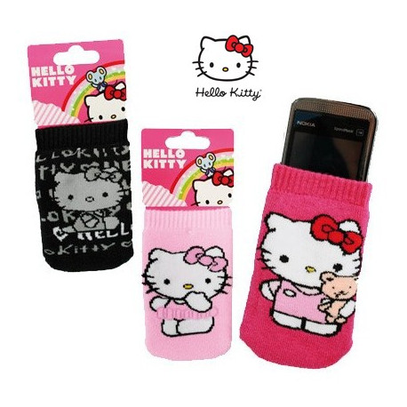 Exemple de chaussettes pour portable Hello Kitty
