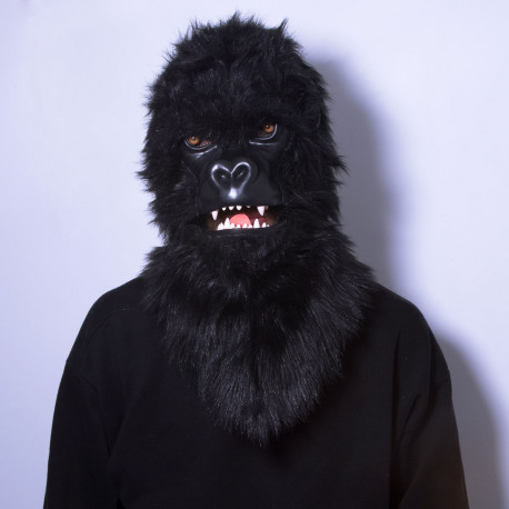 Photo du masque gorille articulé deluxe