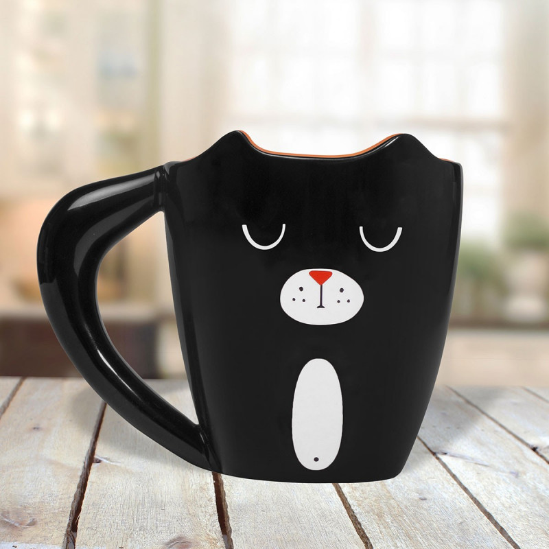 Mug Design En Ceramique En Forme De Chat Noir Sur Rapid Cadeau Mug Design En Ceramique En Forme De Chat Noir Sur Rapid Cadeau
