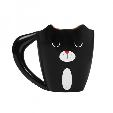 Photo du mug chat noir