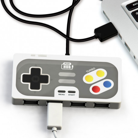 HUB USB en forme de manette de jeu retro