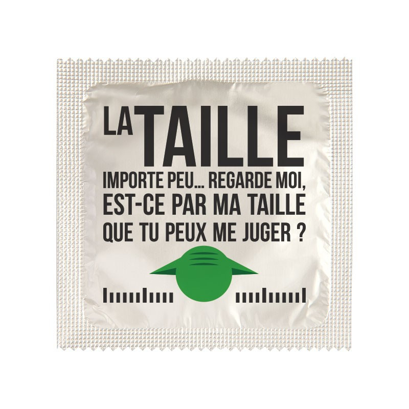 Quel Taille De Préservatif Pour 14 Cm Préservatif La Taille importe peu... - Rapid Cadeau