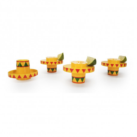 Shooters Sombrero - Lot de 4