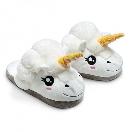 Photo des chaussons licorne