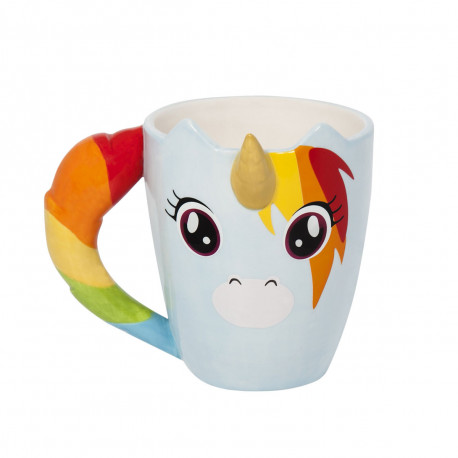 Image du mug licorne arc-en-ciel