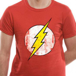 T-shirt Flash Logo Effet Vintage