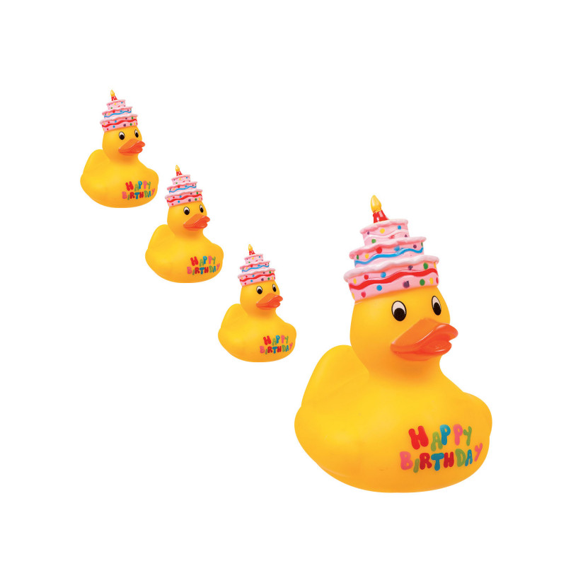 Canard de bain Happy Birthday 8 cm