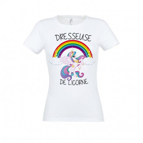 Photo du t-shirt dresseuse de licorne