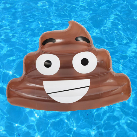 pour la mer et piscine Emoji Gonflable Caca 
