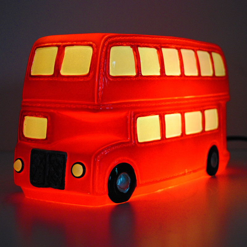 Lampe Veilleuse En Forme De Bus Pour Deco Anglaise Sur Rapid Cadeau