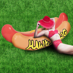 Maxi Matelas Gonflable Hot-Dog