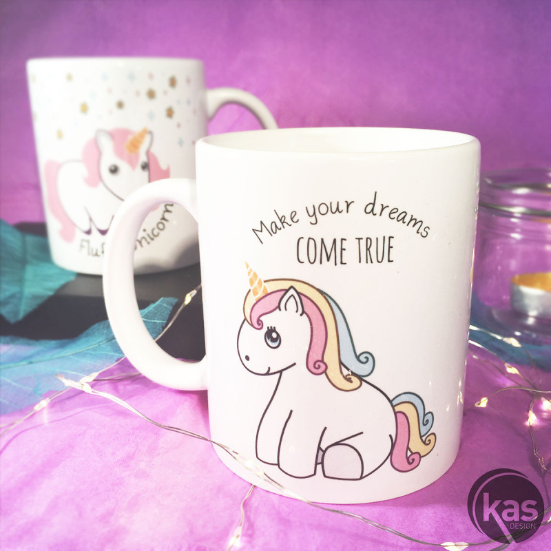 Mug Licorne - Make Your Dreams Come True