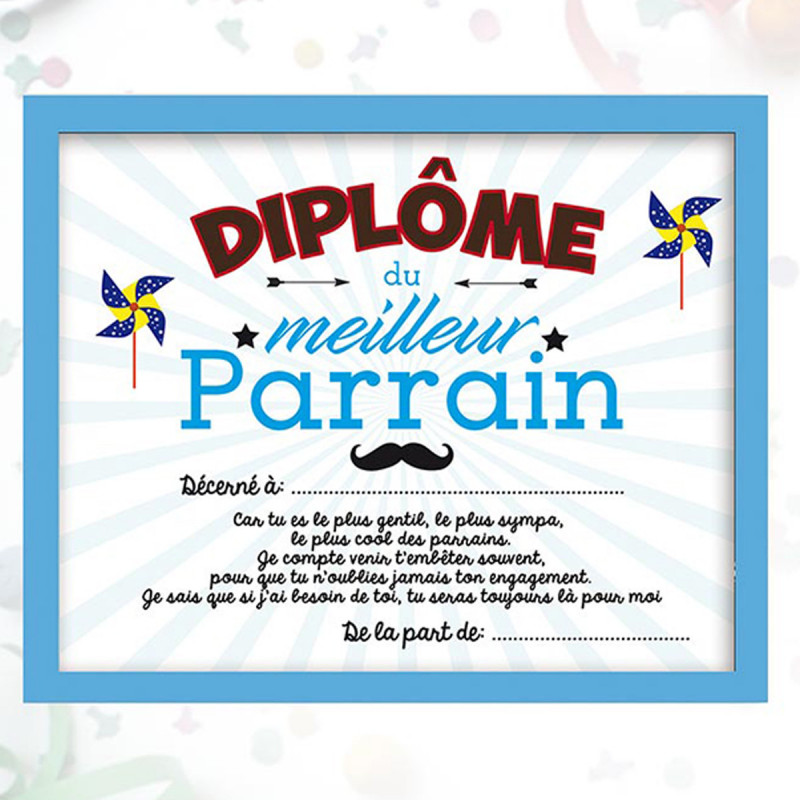 Diplome Humoristique Pour Homme Du Meilleur Parrain Sur Rapid Cadeau Diplome Humoristique Pour Homme Du Meilleur Parrain Sur Rapid Cadeau
