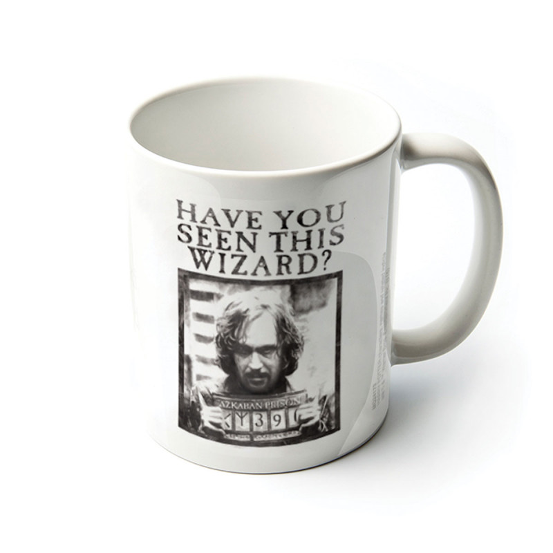 Mug Sirius Black affiche Wanted qui réagit à la chaleur sur Rapid