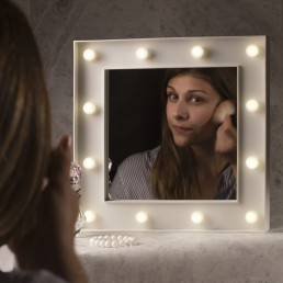Miroir Hollywood - 12 leds