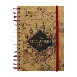 Carnet à Spirales Harry Potter Carte du Maraudeur