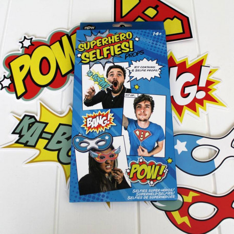 Kit d'accessoires pour selfie super-héros