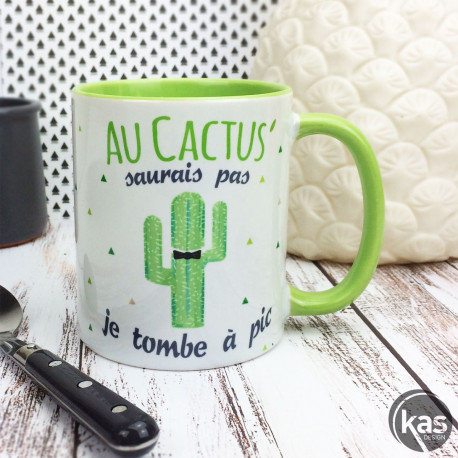 Mug Cactus Je Tombe à Pic