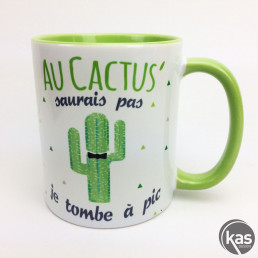 Mug Cactus Je Tombe à Pic