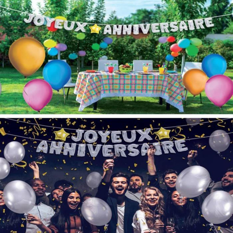 Guirlande De Ballons En Forme De Lettres Joyeux Anniversaire Sur Rapid Cadeau Guirlande De Ballons En Forme De Lettres Joyeux Anniversaire Sur Rapid Cadeau