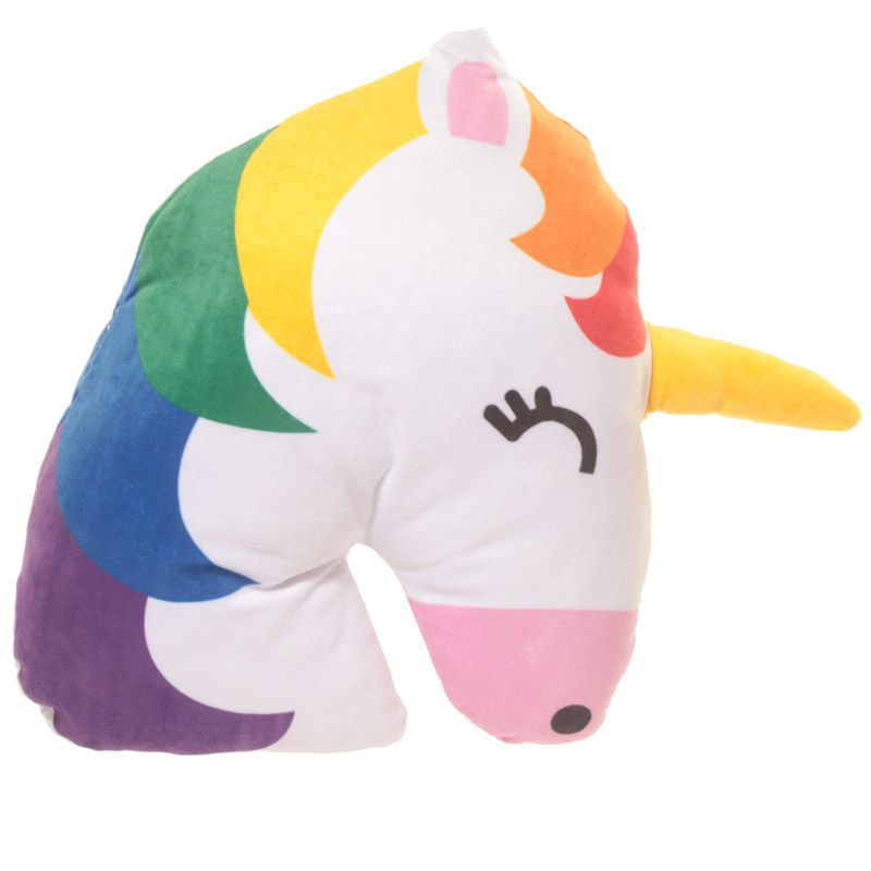 Coussin Licorne Arc-en-Ciel