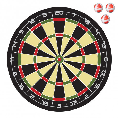 Serviette de Plage Cible avec Balles Velcro