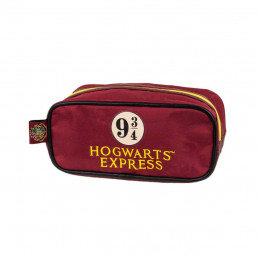 Trousse Harry Potter Poudlard Rouge Grenat et Dorée à