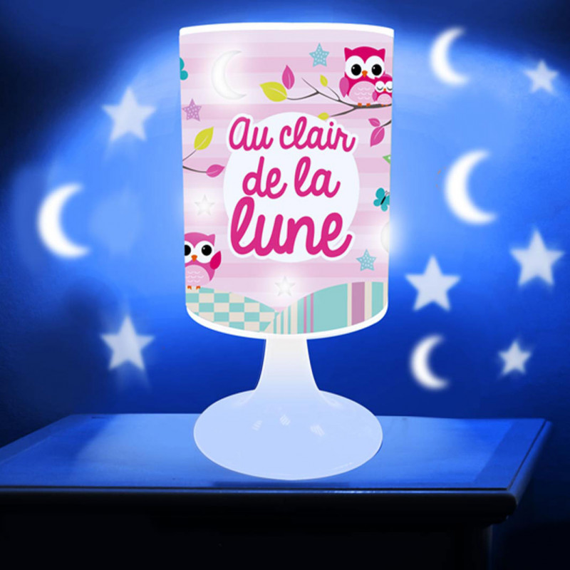 Lune La De Lampe Au Clair Chevet Projection wXiTkOPZul