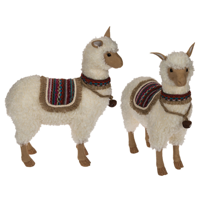 peluche lama multicolore