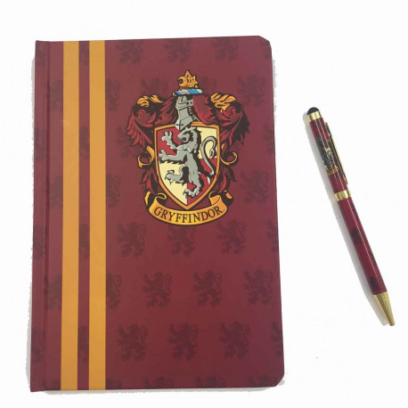 Set Harry Potter Gryffondor - Carnet de Notes et Stylo