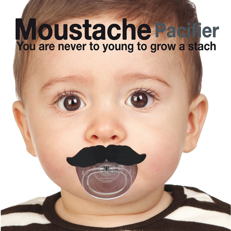 Tetine Moustache Fun Et Tendance Sur Rapid Cadeau