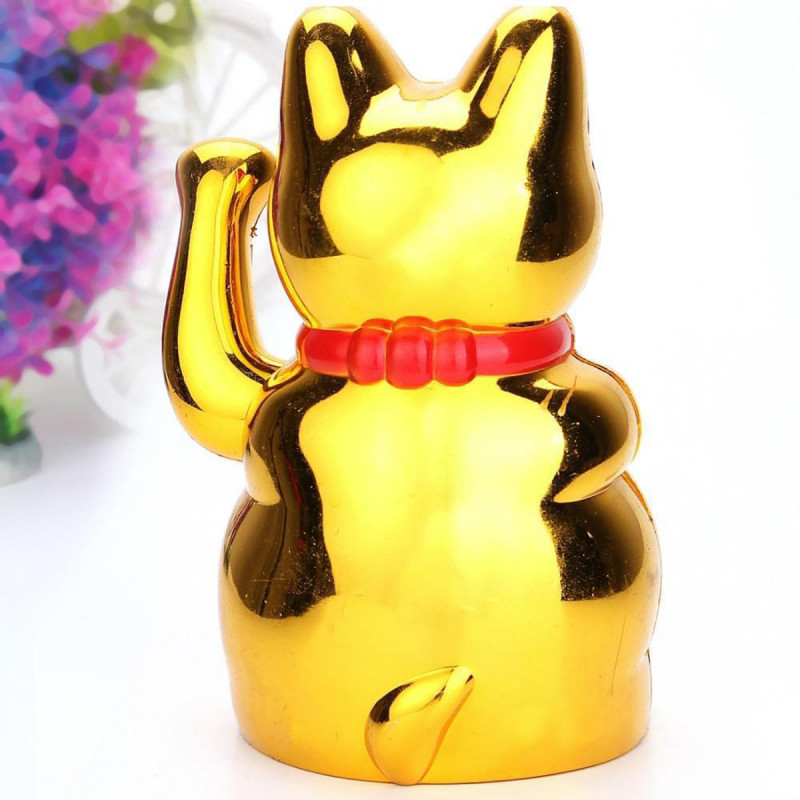 Chat Porte Bonheur Chinois Maneki Neko Hauteur Cm Sur Rapid Cadeau