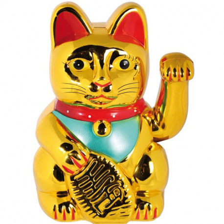 Chat Porte Bonheur Chinois Maneki Neko Hauteur Cm Sur Rapid Cadeau