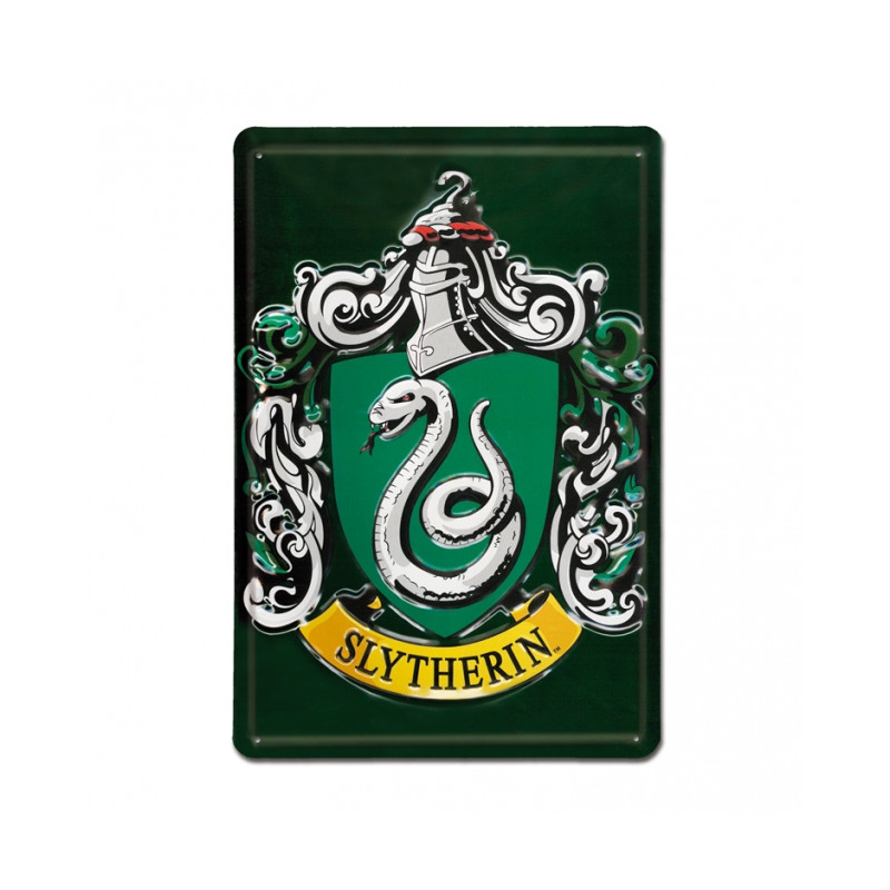 Plaque métal déco Harry Potter Serpentard en trois dimensions sur Rapid  Cadeau