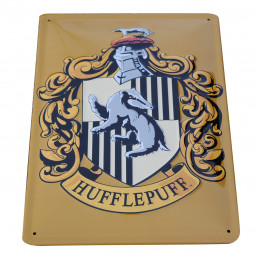 Plaque Métallique 3D Harry Potter - Poufsouffle