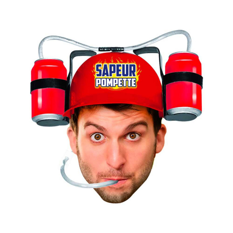 Casque à bière humoristique avec inscription « sapeur pompette » sur Rapid  Cadeau