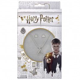 Pack Harry Potter Les Reliques de la Mort - Collier et Boucles d'Oreilles