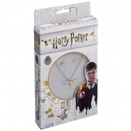 Pack Harry Potter Vif d'Or - Collier et Boucles d'Oreilles