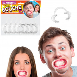 Pack de 4 écarteurs de Bouche Humoristiques