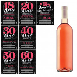 Bouteille de Rosé Cuvée Spéciale Joyeux Anniversaire